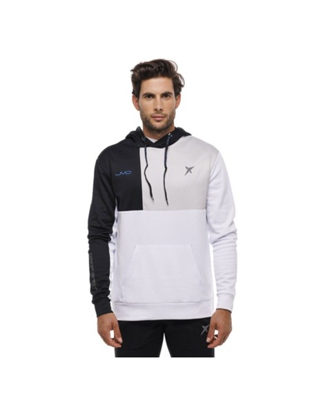 Sudadera Drop Shot Ancor Jmd Blanco Negro | Ofertas de pádel